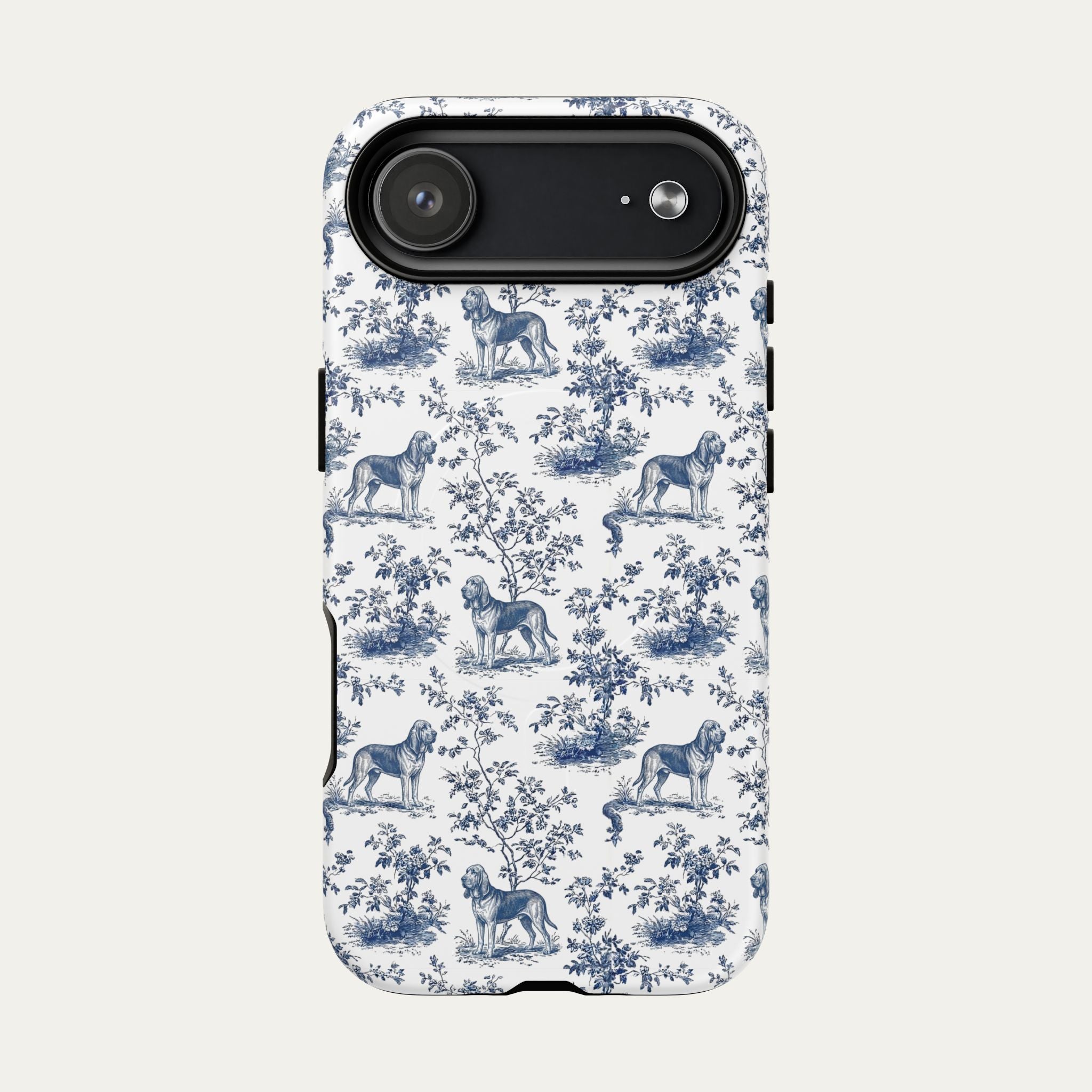 Bloodhound Blue Toile Phone case