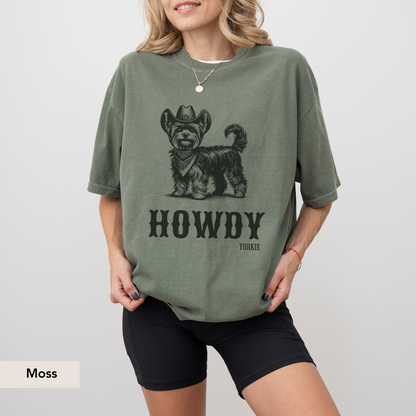 Howdy Yorkie  Shirt