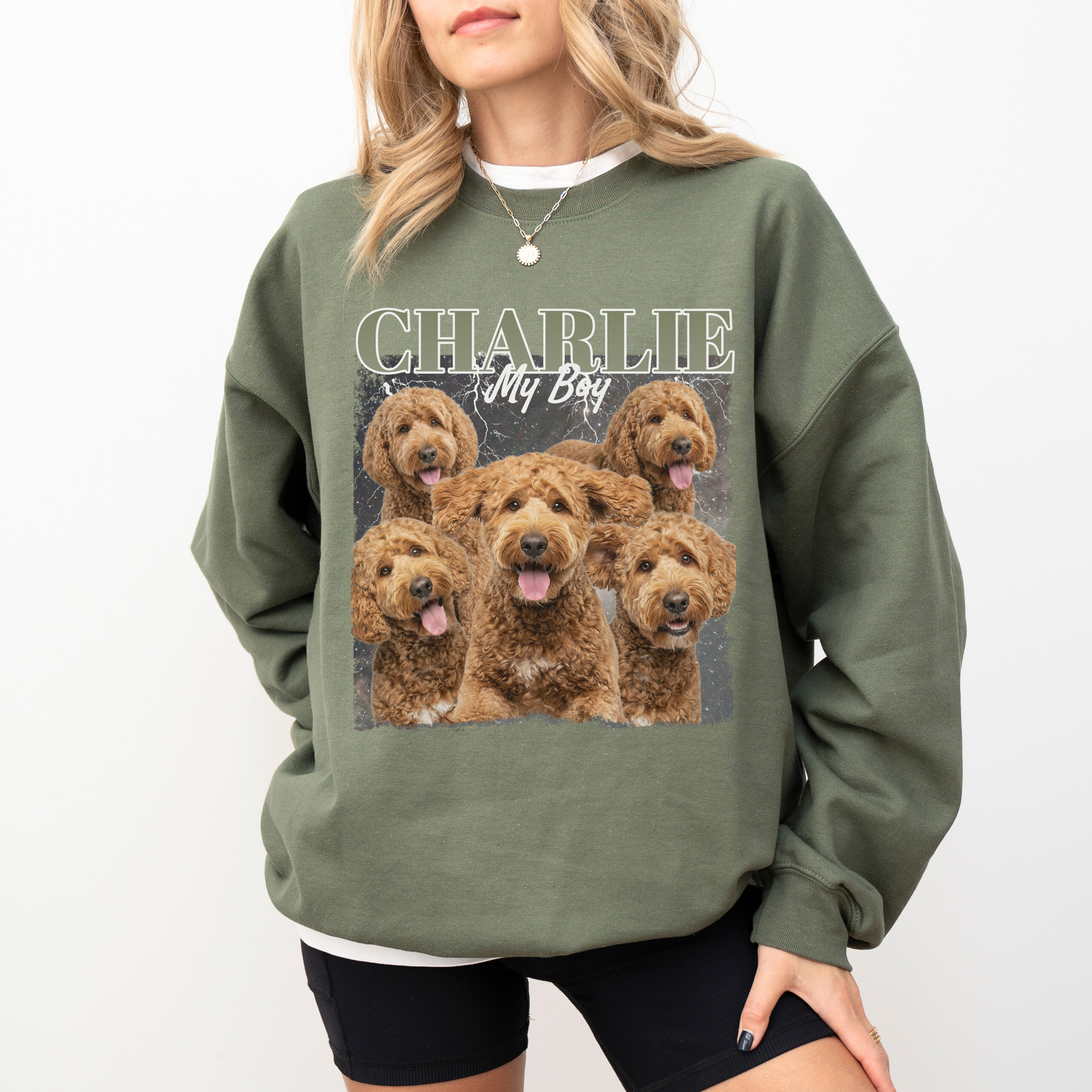 Custom Pet Bootleg Sweatshirt