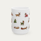 Shetland Sheepdog Christmas Mug