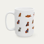 Golden Retriever Red Halloween mug