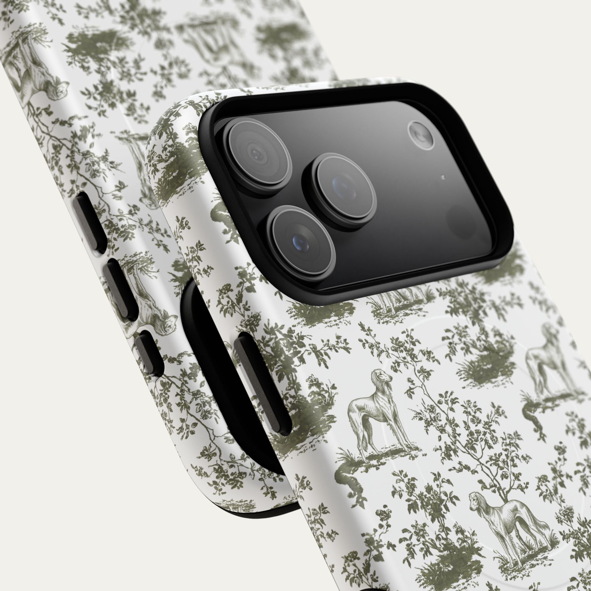 Saluki Sage Green Toile phone Case