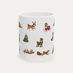 Shiba Inu Christmas Mug