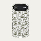 Bloodhound Sage Green Toile phone Case