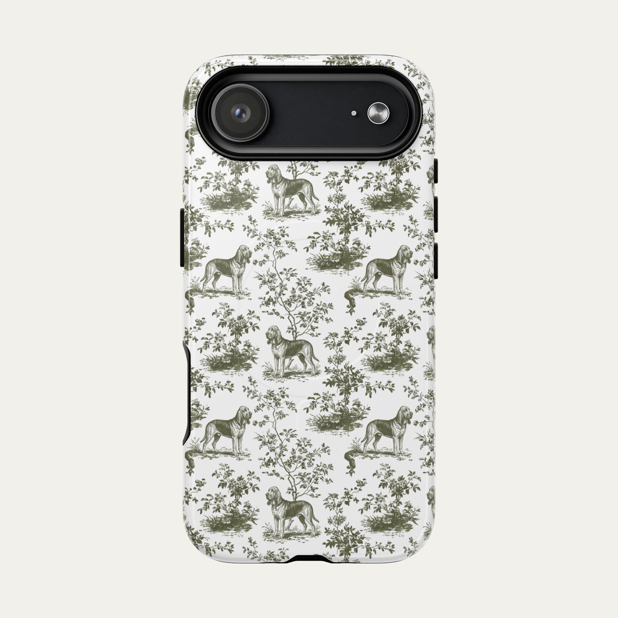 Bloodhound Sage Green Toile phone Case