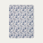 Dalmation Toile De Jouy Fleece Blanket