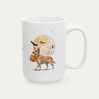 Custom Australian Cattle Red Halloween mug