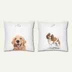 Custom Watercolor Pillow