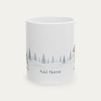 Custom Great Dane Harlequin  Christmas Santa Hat Mug