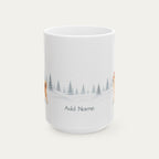Custom Shiba Inu Sesame Christmas Santa Hat Mug