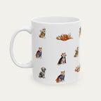 Akita Halloween mug
