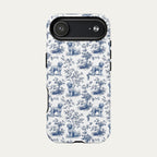 Spanish Water Dog Blue Toile Phone case
