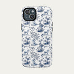 Dalmatian Blue Toile Phone case