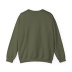 border collie Cowboy Club Sweatshirt - ash with green design