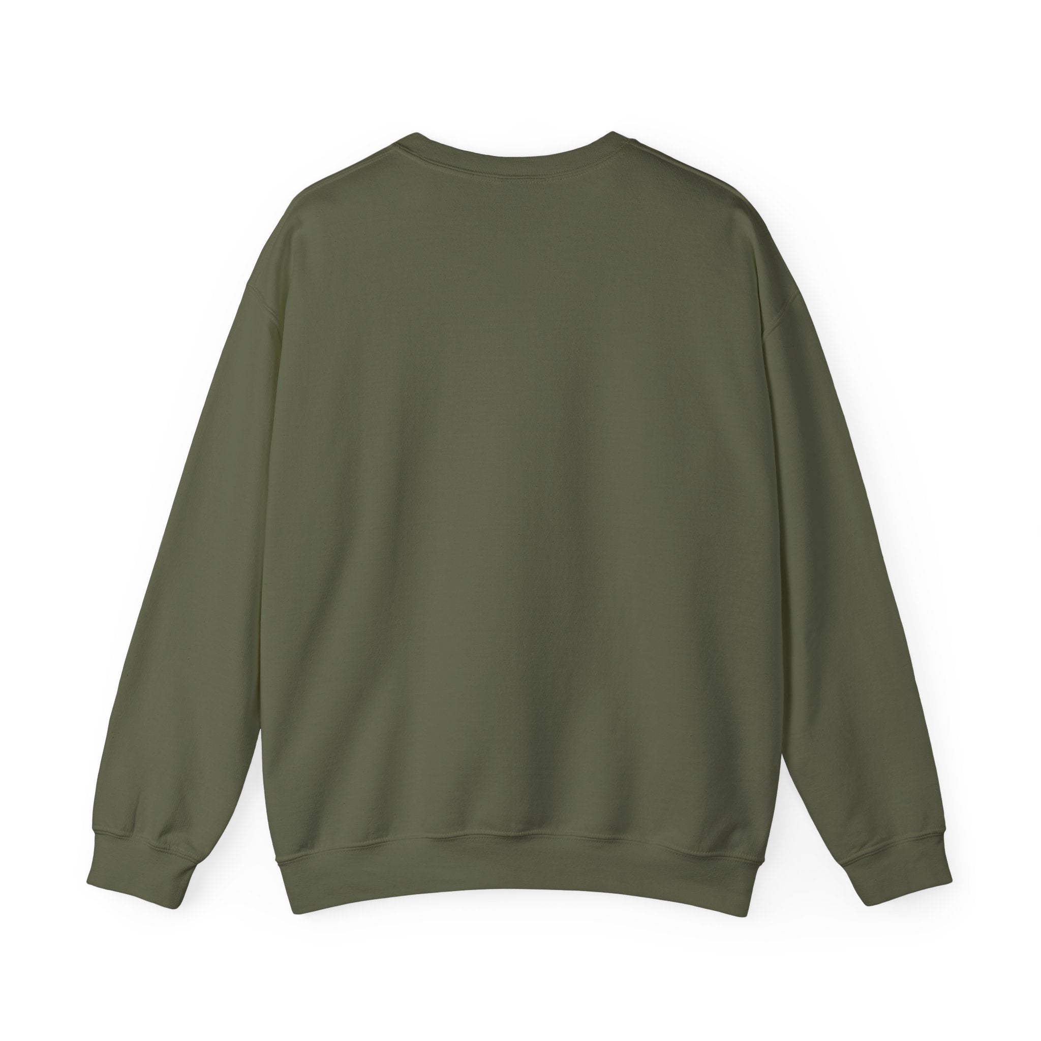 border collie Cowboy Club Sweatshirt - ash with green design