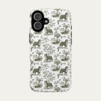 Bernese Mountain Sage Green Toile phone Case