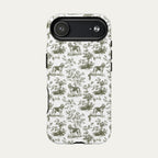 Bloodhound Sage Green Toile phone Case