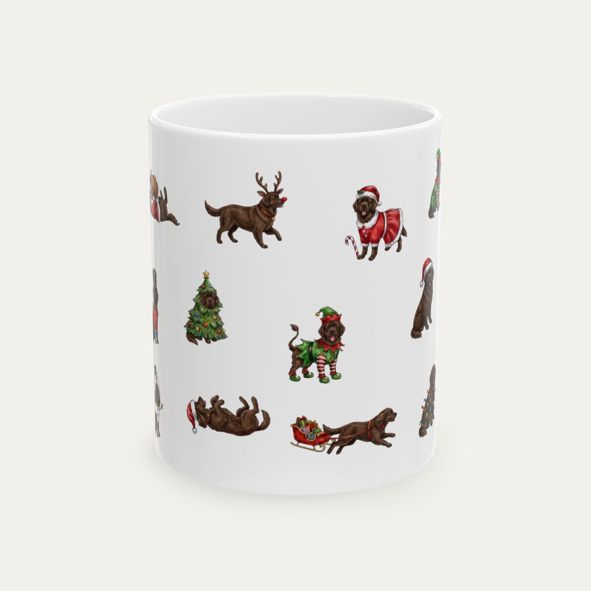 Newfoundland Chocolate Christmas Mug