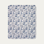 Dalmation Toile De Jouy Fleece Blanket