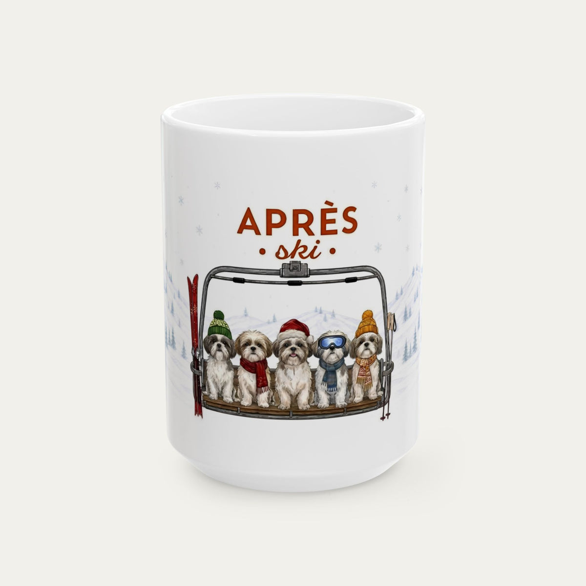 Shih tzu  Aprés Ski Mug