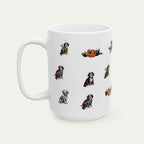 Bernedoodle Halloween mug