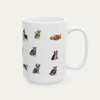 English Bulldog Halloween mug