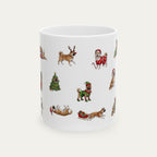 Akita Christmas Mug