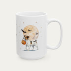 Custom Jack Russell Terrier Halloween mug