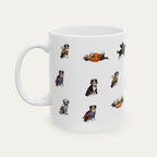 Australian Sheperd Black Tri Halloween mug