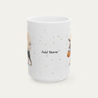 Custom Doberman Normal Ears 2 Halloween mug