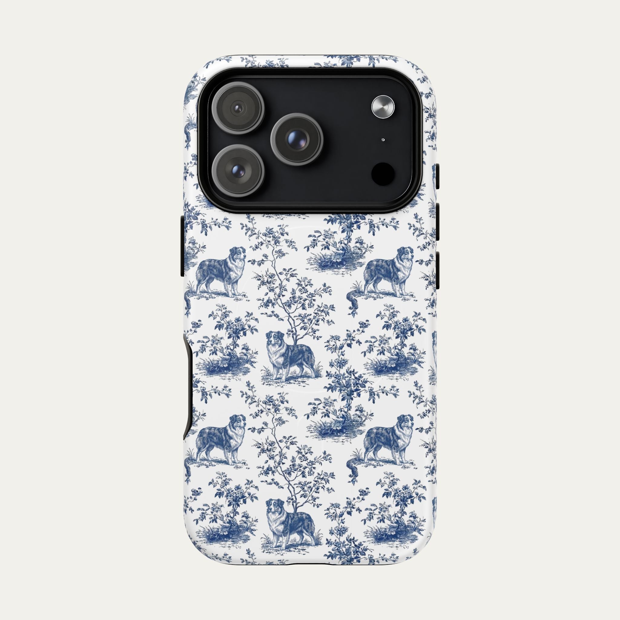 Australian Shepherd Blue Toile Phone case