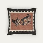 Yorkshire terrier  Halloween Woven Pillow