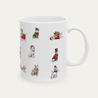Bull Terrier Christmas Mug