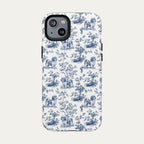 Shih tzu Blue Toile Phone case