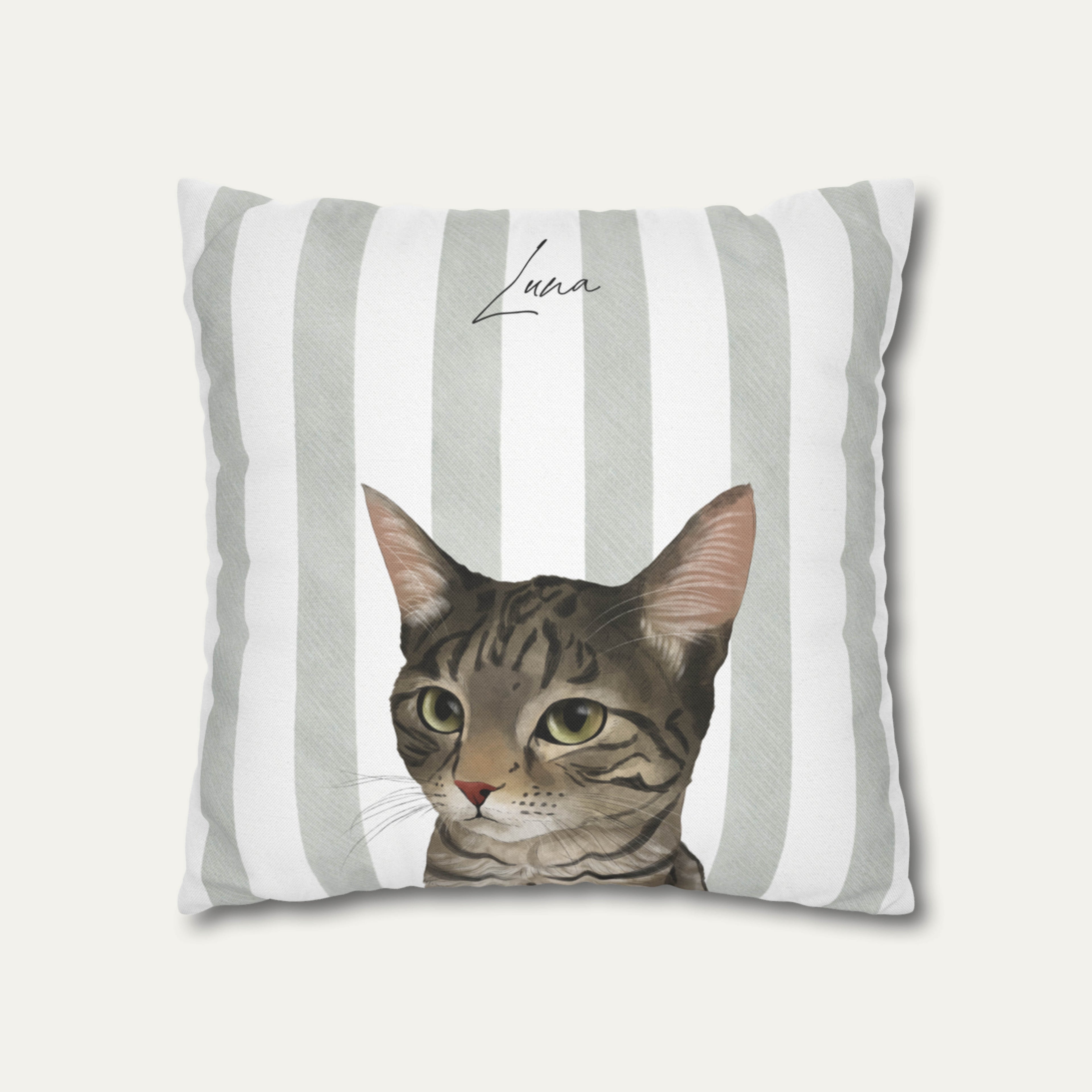Sage Stripes - Half Body