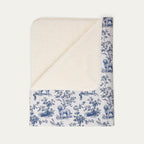 Goldendoodle Toile De Jouy Fleece Blanket