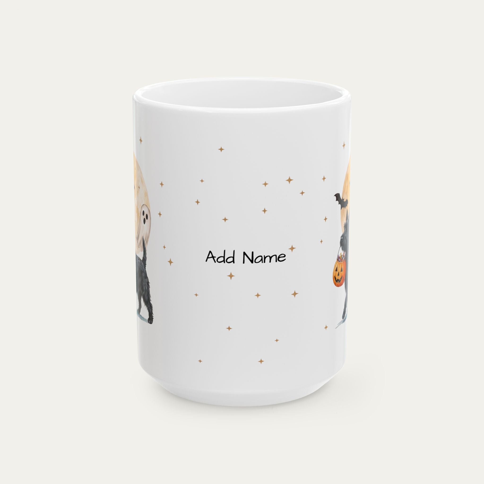 Custom Scottish Terrier Halloween mug
