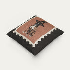 Boxer Brindle  Halloween Woven Pillow