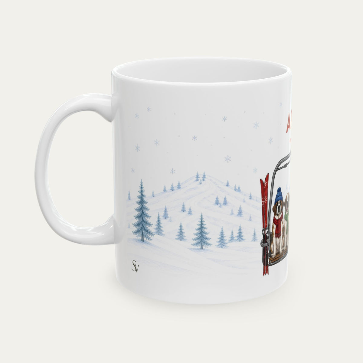 Saint Bernard  Aprés Ski Mug