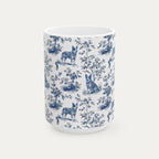 Australian Cattle Blue Toile Mug