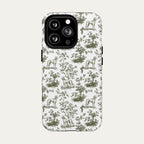 Saluki Sage Green Toile phone Case