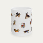 German Shepherd Halloween mug