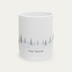 Custom Beagle Red and White Christmas Santa Hat Mug