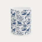 Rottweiler Blue Toile Mug