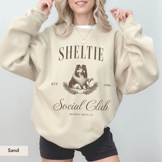 Shetland Sheepdog Social Club Sweatshirt