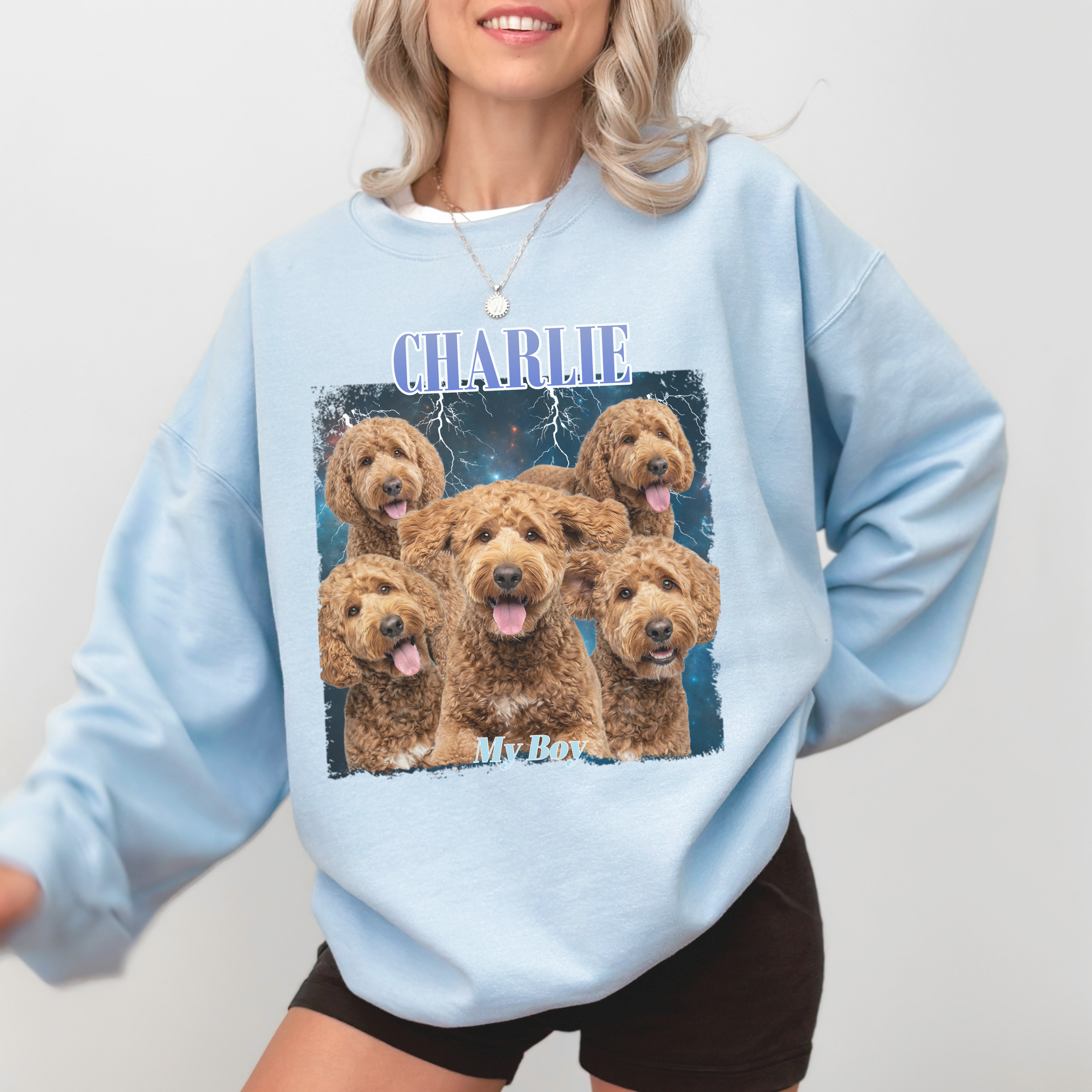 Custom Pet Bootleg Sweatshirt