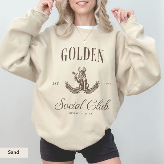 Golden Retriever Social Club Sweatshirt