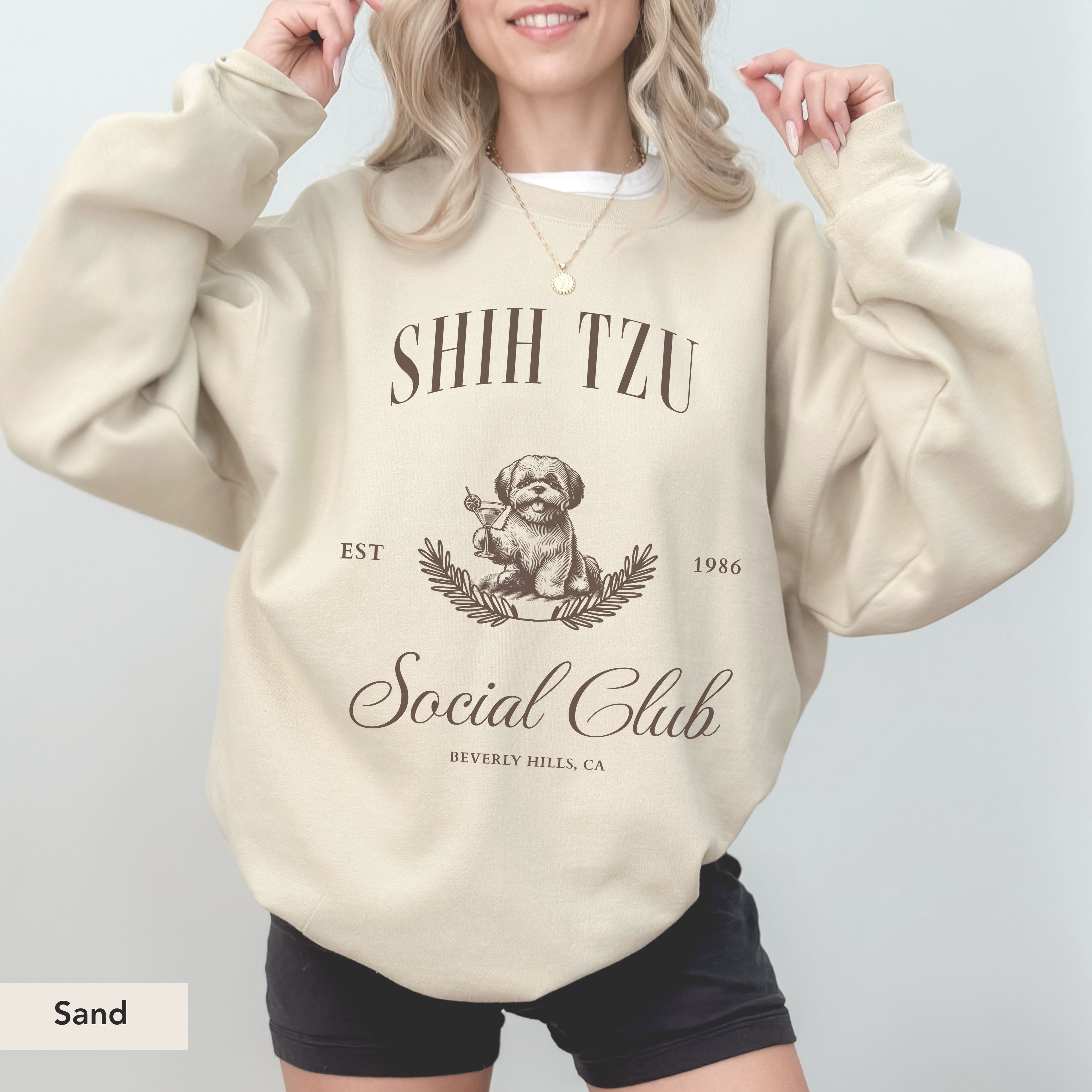 Shih tzu Social Club Sweatshirt