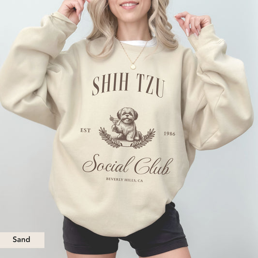 Shih tzu Social Club Sweatshirt