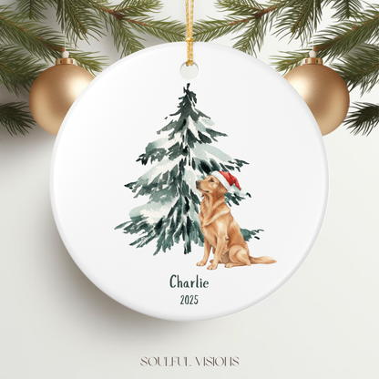 Custom Dog Christmas Ornament
